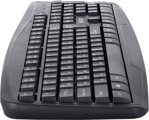 Клавіатура дротова ERGO K-240 USB Black, Чорний