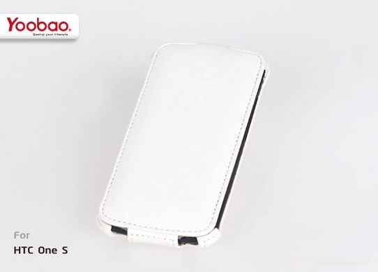 Чохол фліп Yoobao Lively leather case HTC ONE S White