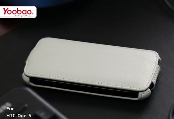 Чехол флип Yoobao Lively leather case HTC ONE S White