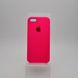 Чехол накладка Silicon Case для iPhone 5/5S/5SE Neon Pink Copy