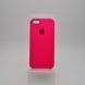 Чехол накладка Silicon Case для iPhone 5/5S/5SE Neon Pink Copy