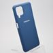 Чехол накладка Full Silicon Cover для Samsung A225 Galaxy A22 Navy Blue