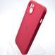 Силиконовый чехол накладка Silicon Case Full Camera для iPhone 13 Rose Red