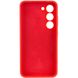 Чехол накладка Silicon Case Full Camera Lakshmi Galaxy S24 Plus Samsung S926 Red/Красный