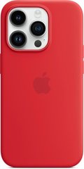 Чохол накладка для iPhone 14 Pro (6.1) Silicone Case with MagSafe (PRODUCT) RED