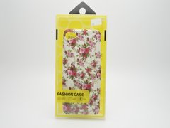 Чехол с цветами Fashion Flowers Case Meizu U10 White-Red