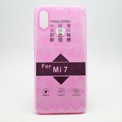 Чохол об'ємний 3D Prism Series (TPU) для Xiaomi Mi8 Pink