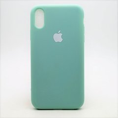 Матовый чехол New Silicon Cover для iPhone XR 6.1" Turquoise (C)