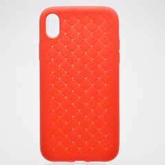 Чохол накладка Weaving для iPhone Xr Красный