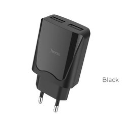 Зарядний пристрій Hoco C52A Authority Power Dual USB 2.1A Black
