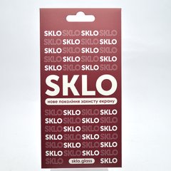 Защитное стекло SKLO 3D для iPhone 7/iPhone 8/iPhone SE 2020 Black/Черная рамка