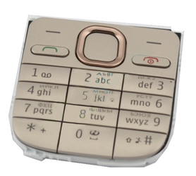 Клавиатура Nokia C2-01 Beige Original TW