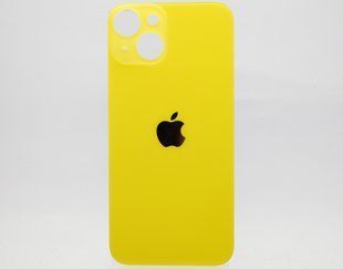 Задня кришка Apple iPhone 14 Yellow HC (з великим отвором під камеру)