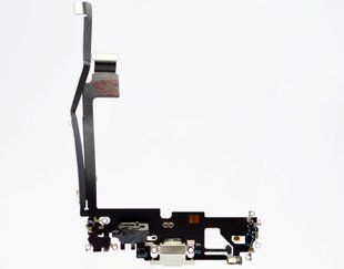 Шлейф Apple iPhone 12 Pro Max (PN: 8821-02541-05) с разъемом питания Silver Original