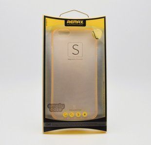 Чехол силикон Remax Empty iPhone 6/6S Pink
