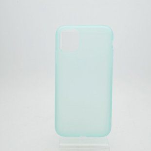 Чехол накладка TPU Latex for iPhone 11 (Turqoise)
