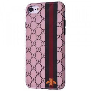 Чохол накладка Fashion Brand Case для iPhone 7/iPhone 8/iPhone SE 2020 (gucci beige pattern)
