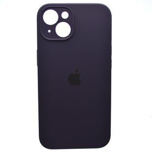 Силиконовый чехол накладка Silicon Case Full Camera для iPhone 13 Berry Purple