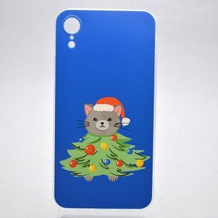 Чехол с новогодним принтом TPU Print Its для iPhone XR New Year's Cat