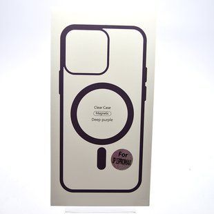 Чохол накладка з MagSafe Clear Case Magnetic для Apple iPhone 13 Pro Max Dark Purple