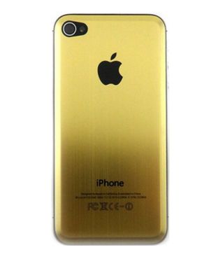Задняя крышка для iPhone 4 Metal Gold