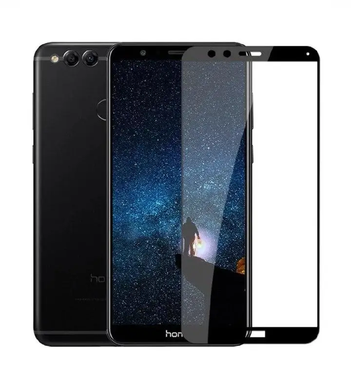 Защитное стекло Silk Screen для Huawei Honor 7X (0.33mm) Black тех. пакет