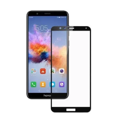 Захисне скло Silk Screen для Huawei Honor 7X (0.33mm) Black тех. пакет