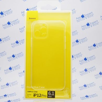 Чехол накладка Baseus Simple Series Case для iPhone 12/iPhone 12 Pro Transparent