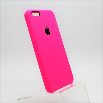 Чехол накладка Silicon Case for iPhone 6G/6S Hot Pink (38) Copy