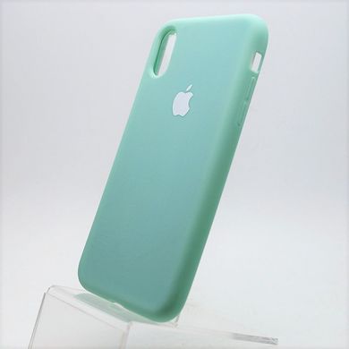 Матовый чехол New Silicon Cover для iPhone XR 6.1" Turquoise (C)