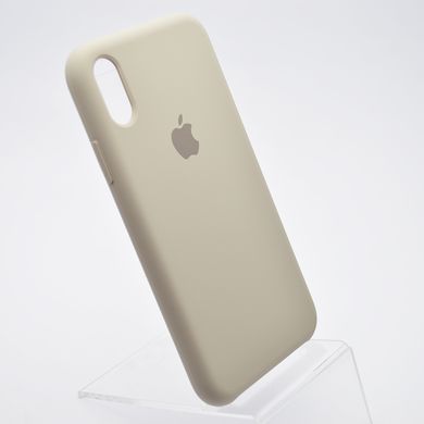 Чехол накладка Silicon Case для iPhone Xr Stone/Бежевый