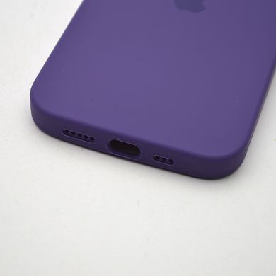 Силиконовый чехол накладка Silicon Case Full Camera для iPhone 15 Plus Amethyst