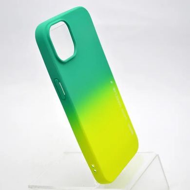 Чехол накладка Silicon Case X-Level Full Cover для iPhone 14 Салатовый