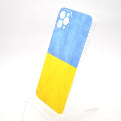 Чехол с патриотическим принтом TPU Print Ukrainian Flag для iPhone 11 Pro