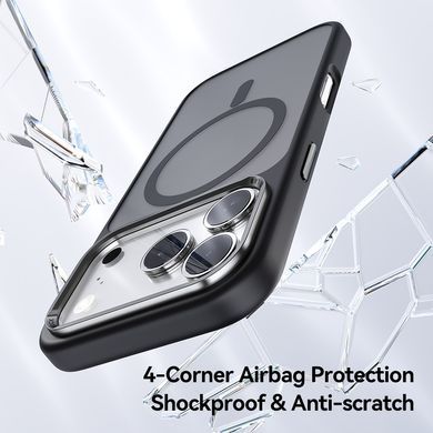 Чехол накладка with MagSafe Rock Guard Metal Lens для Apple iPhone 17 Pro Gold