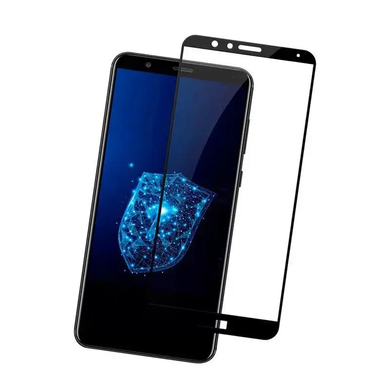 Защитное стекло Silk Screen для Huawei Honor 7X (0.33mm) Black тех. пакет