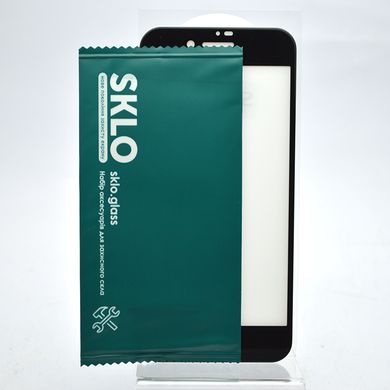 Захисне скло SKLO 3D для iPhone 7/iPhone 8/iPhone SE 2020 Black/Чорна рамка
