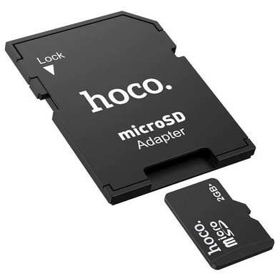 Переходник Hoco HB22 microSD на SD Black