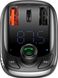Автомобильное зарядное устройство + FM-трансмиттер Baseus T Typed S-13 Bluetooth MP3 Charger Black CCTM-B01