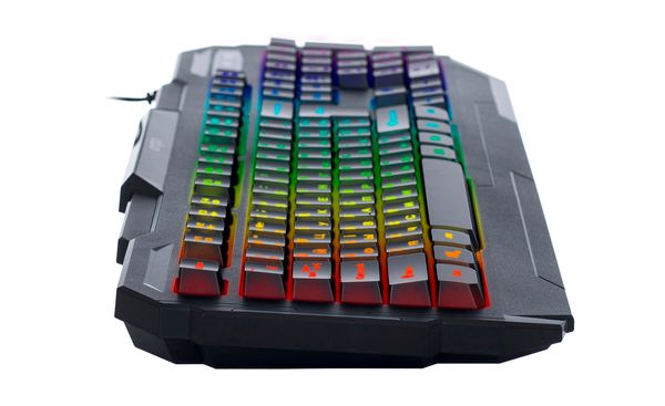 Проводная клавиатура с RGB подсветкой игровая ERGO KB-680 (Black)