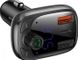Автомобільний зарядний пристрій + FM-трансмітер Baseus T Typed S-13 Bluetooth MP3 Charger Black CCTM-B01