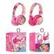 Детские беспроводные наушники с Barbie Bluetooth AH-906C (Нежно Розовый)