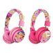 Детские беспроводные наушники с Barbie Bluetooth AH-906C (Нежно Розовый)