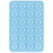 Силіконовий тримач-присоска для телефону Double Side Silicone (80*55мм) Light Blue