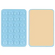 Силіконовий тримач-присоска для телефону Double Side Silicone (80*55мм) Light Blue