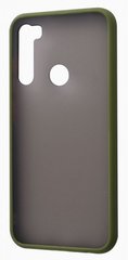 Чехол с полупрозрачной задней крышкой Matte Color Case TPU для Xiaomi Redmi Note 8 Green