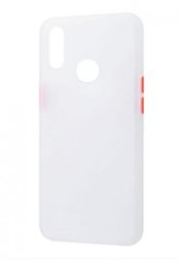 Чехол с полупрозрачной задней крышкой Matte Color Case TPU для Samsung Galaxy A10s (A107F) White