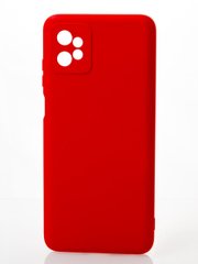 Чехол накладка Silicon Case Full Camera для Moto G32 Red/Красный