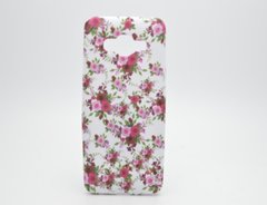 Чехол с цветами Fashion Flowers Case Samsung G570 Galaxy J5 Prime White-Red