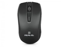 Мышка беспроводная REAL-EL RM-308 Wireless Black
